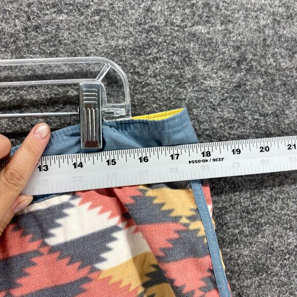 Reef Swim Trunks Shorts Men M Medium Blue Geometric Mid Rise Boardshorts Pull On - Picture 5 of 9